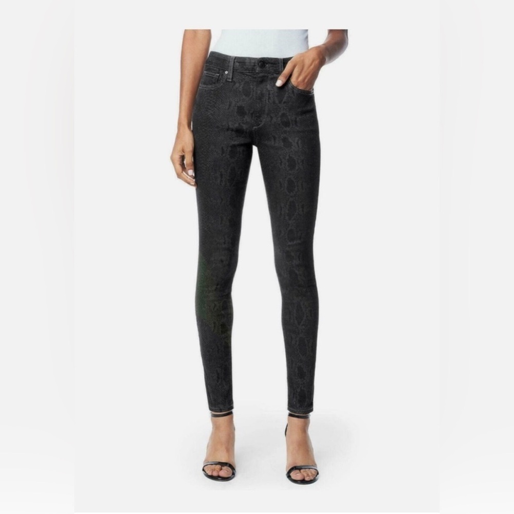 JOE’S JEANS Black Snake Print Skinny Jeans - 27